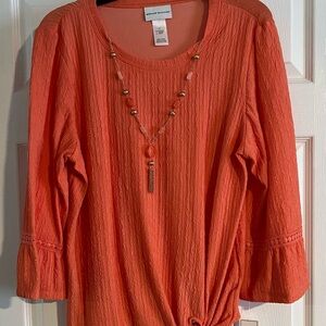 Alfred Dunner Women's Coral Top